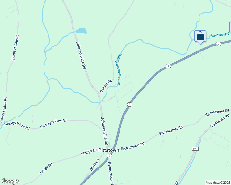 map of restaurants, bars, coffee shops, grocery stores, and more near 1 Butternut Way in Valley Falls