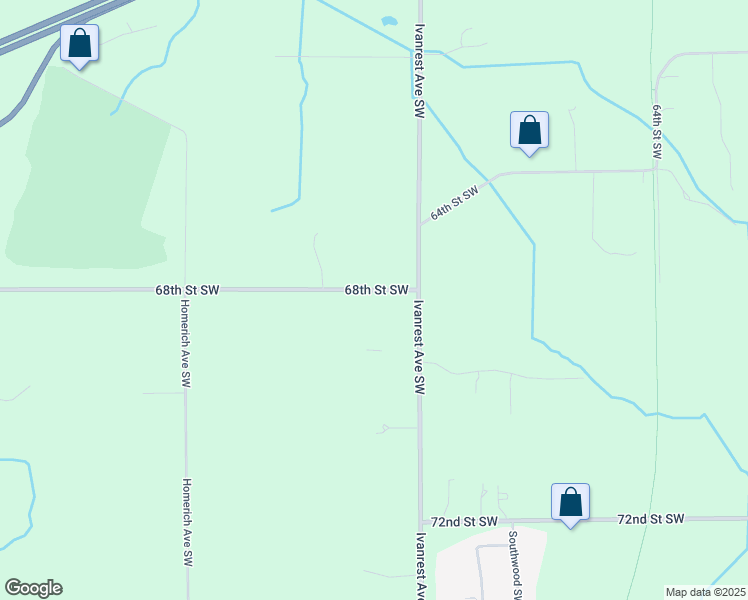 map of restaurants, bars, coffee shops, grocery stores, and more near 3262 68th Street Southwest in Byron Center