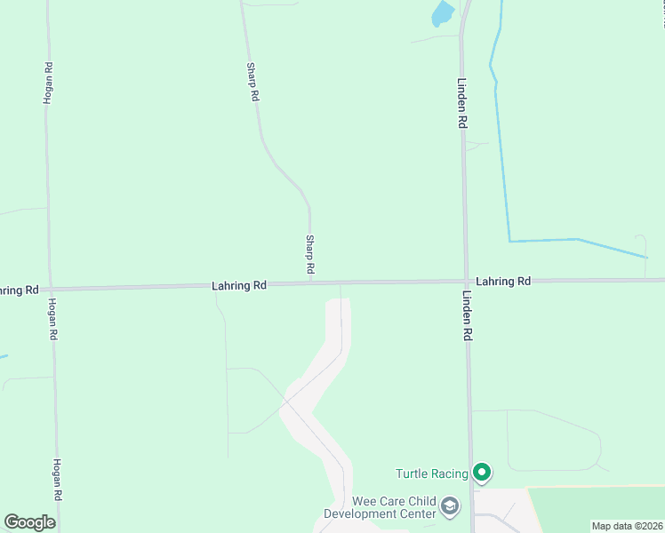 map of restaurants, bars, coffee shops, grocery stores, and more near 6076 Lahring Road in Linden