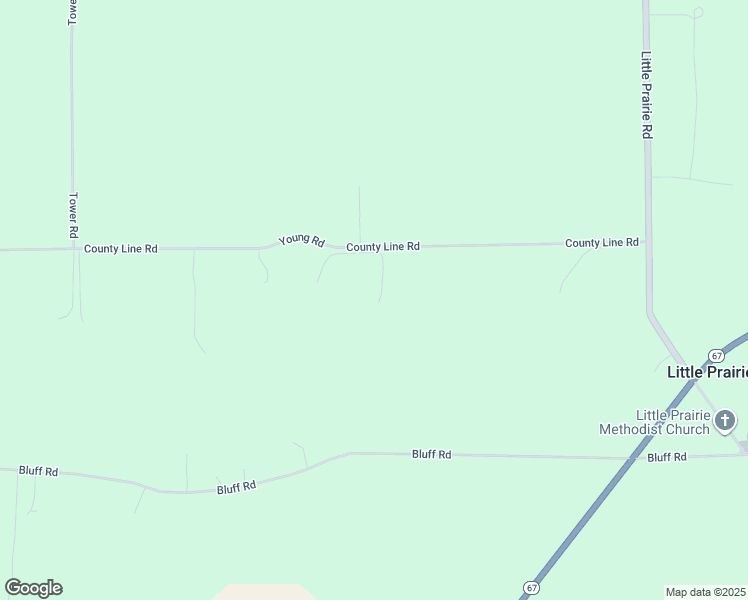 map of restaurants, bars, coffee shops, grocery stores, and more near W5145 Young Road in Eagle