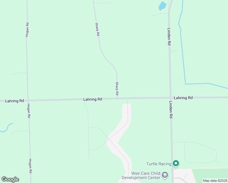 map of restaurants, bars, coffee shops, grocery stores, and more near 6076 Lahring Road in Linden