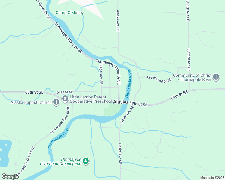 map of restaurants, bars, coffee shops, grocery stores, and more near 7593 Orlee Street Southeast in Alto