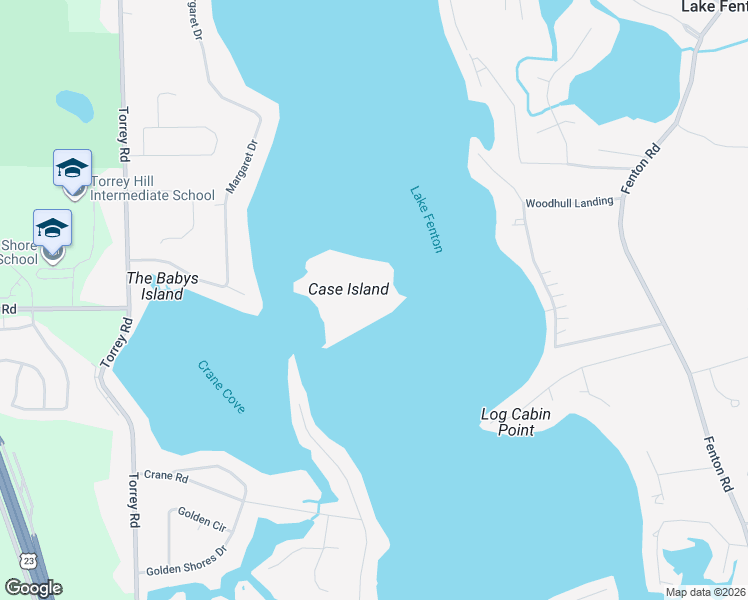 map of restaurants, bars, coffee shops, grocery stores, and more near 2234 Toledo Street in Fenton