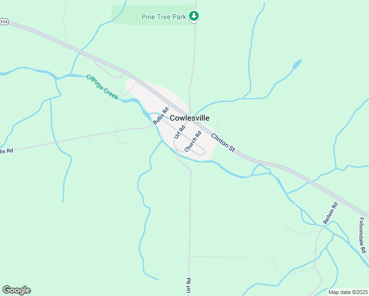 map of restaurants, bars, coffee shops, grocery stores, and more near 820 Church Rd in Cowlesville