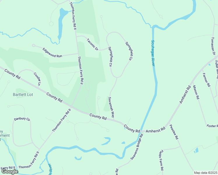 map of restaurants, bars, coffee shops, grocery stores, and more near 18 Savannah Way in Merrimack