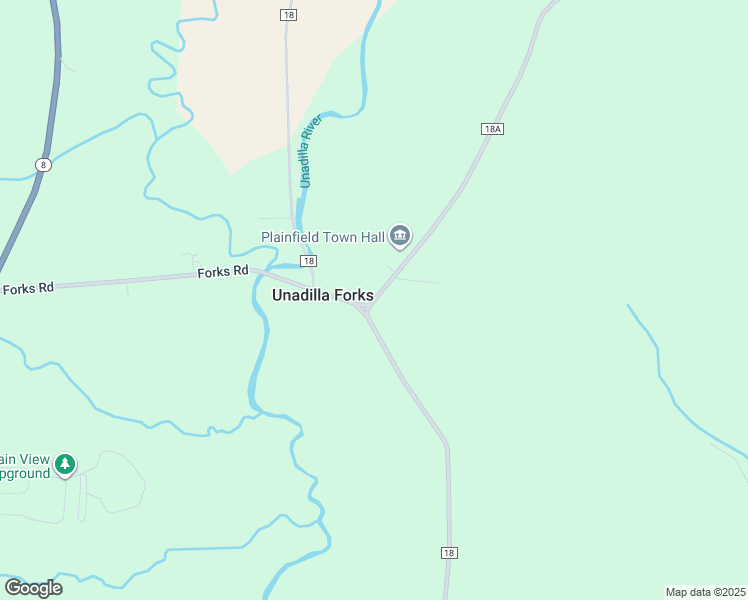 map of restaurants, bars, coffee shops, grocery stores, and more near 113 County Road 18A in West Winfield