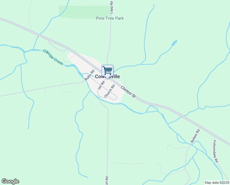 map of restaurants, bars, coffee shops, grocery stores, and more near 251 Sargent Road in Cowlesville