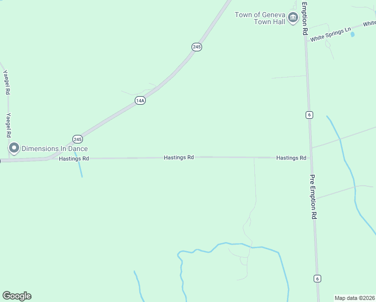 map of restaurants, bars, coffee shops, grocery stores, and more near 932 Hastings Road in Geneva