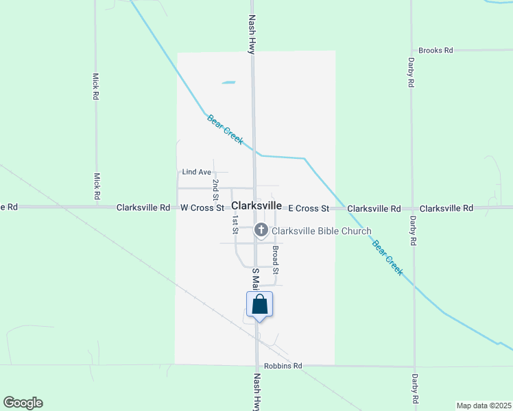 map of restaurants, bars, coffee shops, grocery stores, and more near in Clarksville