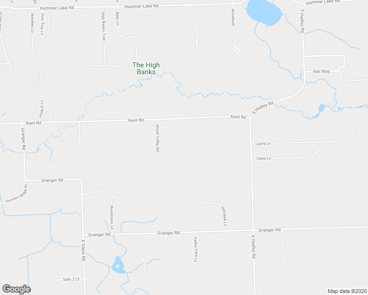 map of restaurants, bars, coffee shops, grocery stores, and more near 1730 Kent Road in Brandon Township
