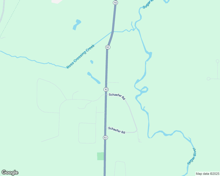 map of restaurants, bars, coffee shops, grocery stores, and more near N9306 State Road 92 in Belleville