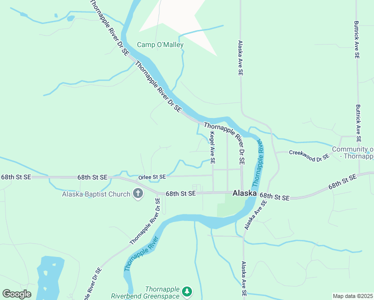 map of restaurants, bars, coffee shops, grocery stores, and more near 6733 Kegel Avenue Southeast in Alto