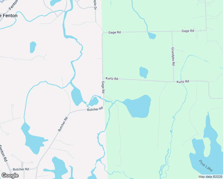 map of restaurants, bars, coffee shops, grocery stores, and more near 1030 Kurtz Road in Holly