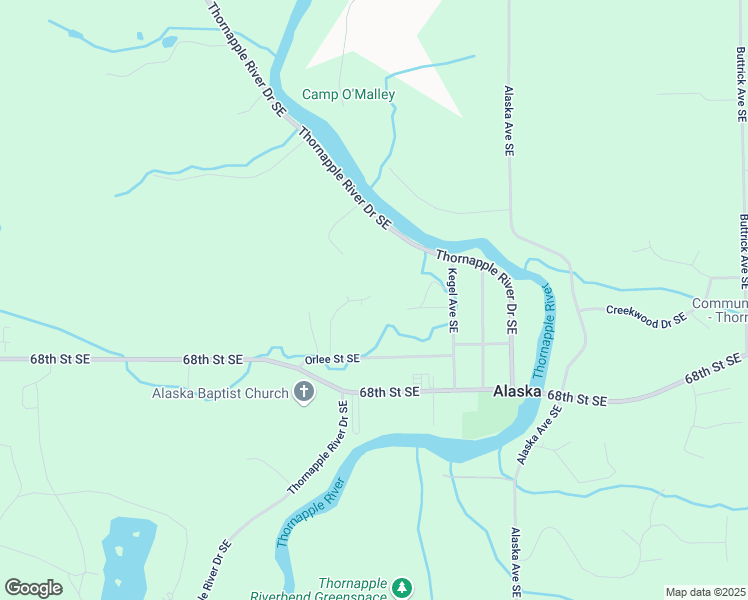 map of restaurants, bars, coffee shops, grocery stores, and more near 6733 Kegel Avenue Southeast in Alto