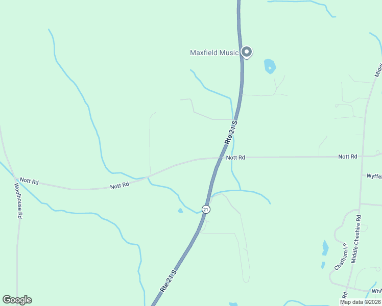 map of restaurants, bars, coffee shops, grocery stores, and more near 5454 Nott Road in Canandaigua