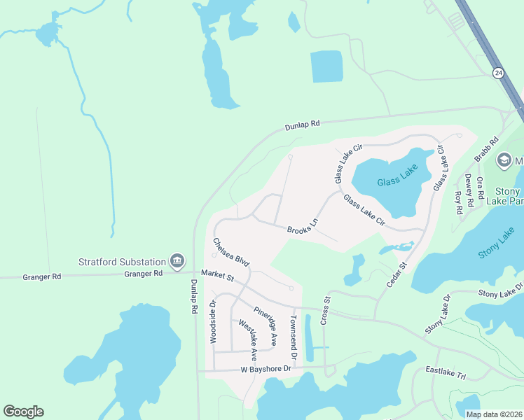 map of restaurants, bars, coffee shops, grocery stores, and more near 786 Brooks Lane in Oxford