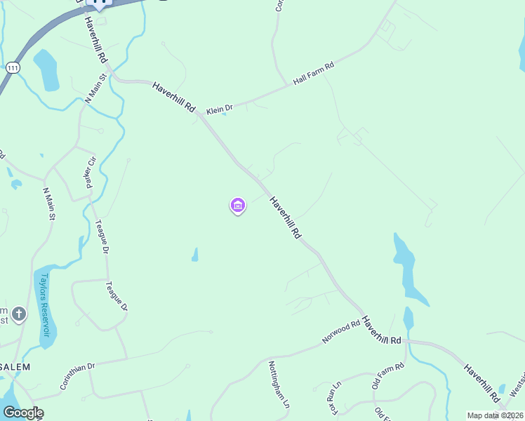 map of restaurants, bars, coffee shops, grocery stores, and more near 101 Haverhill Road in Salem