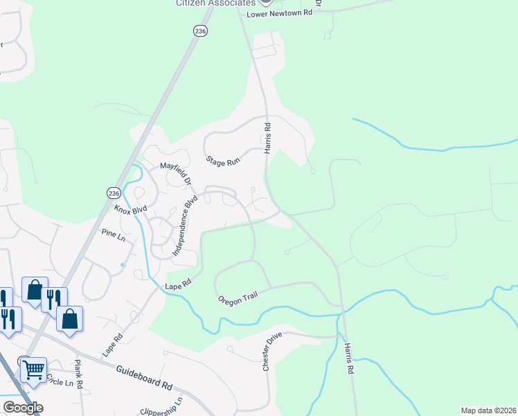 map of restaurants, bars, coffee shops, grocery stores, and more near 4 Hancock Way in Saratoga County