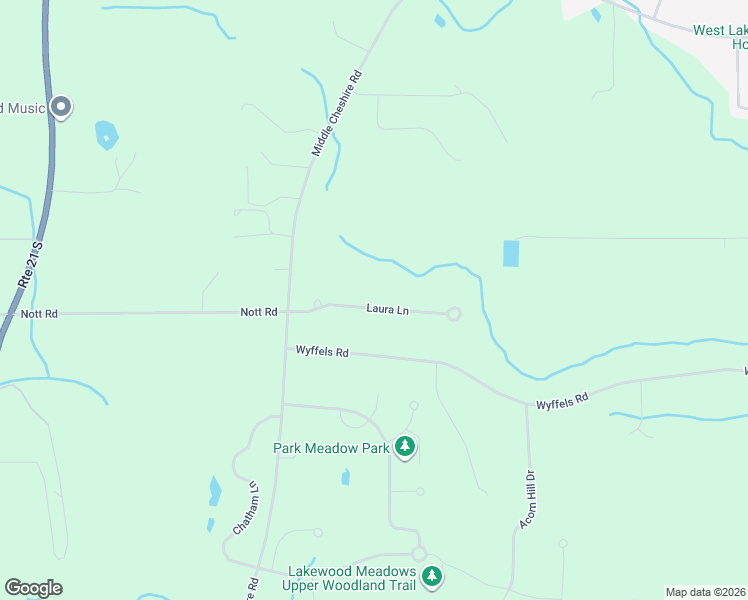 map of restaurants, bars, coffee shops, grocery stores, and more near 5160 Laura Lane in Canandaigua