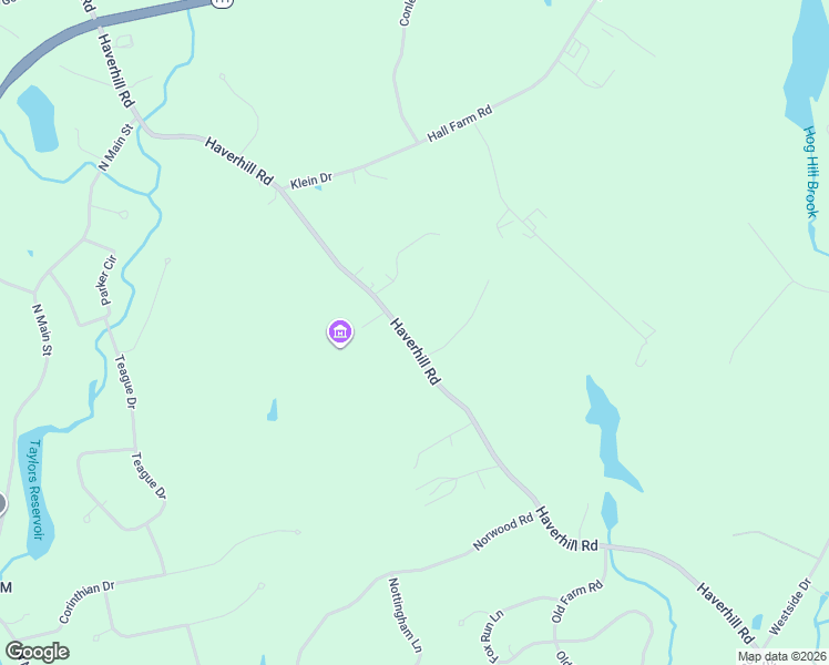 map of restaurants, bars, coffee shops, grocery stores, and more near 101 Haverhill Road in Salem