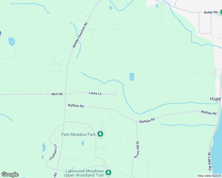 map of restaurants, bars, coffee shops, grocery stores, and more near 5116 Laura Lane in Canandaigua
