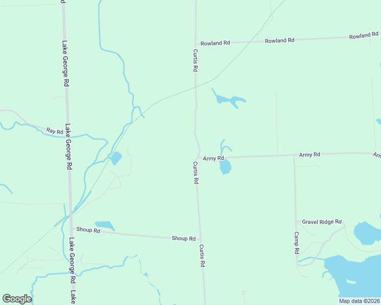 map of restaurants, bars, coffee shops, grocery stores, and more near 3035 Curtis Rd in Leonard