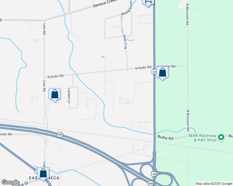 map of restaurants, bars, coffee shops, grocery stores, and more near 70 Cedar Ridge Drive in Buffalo