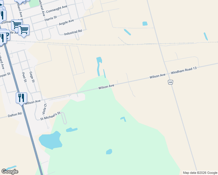 map of restaurants, bars, coffee shops, grocery stores, and more near 140 Wilson Avenue in Norfolk