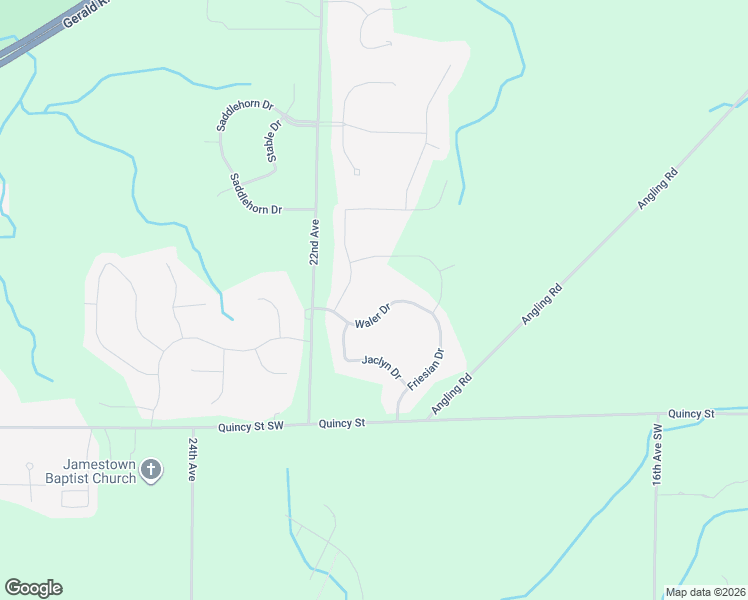 map of restaurants, bars, coffee shops, grocery stores, and more near 2057 Waler Drive in Hudsonville