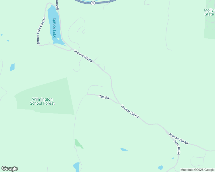 map of restaurants, bars, coffee shops, grocery stores, and more near 36 Moonlit Lane in Wilmington