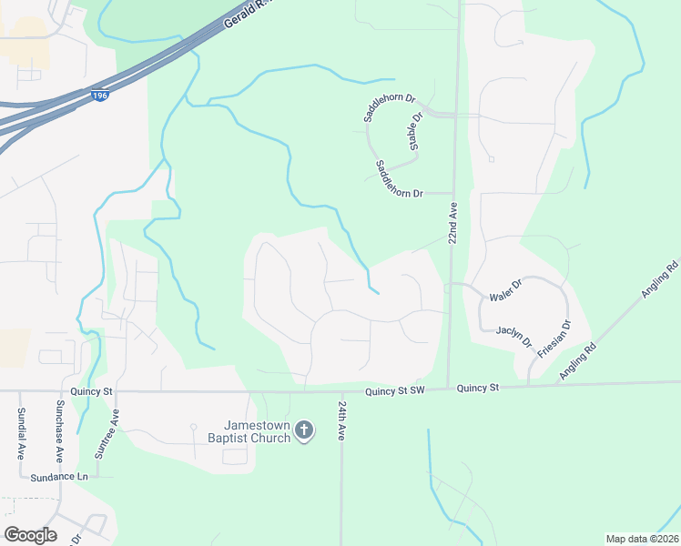 map of restaurants, bars, coffee shops, grocery stores, and more near 2403 Springside Ct in Hudsonville