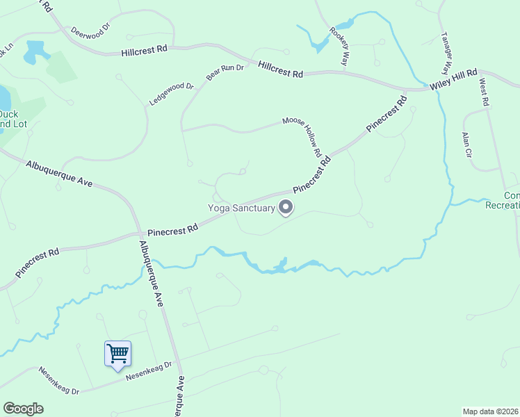 map of restaurants, bars, coffee shops, grocery stores, and more near 123 Pinecrest Road in Litchfield