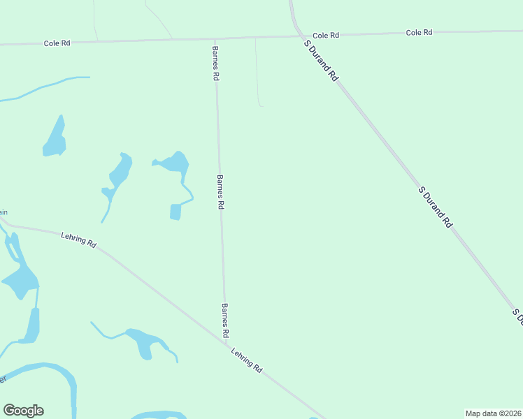 map of restaurants, bars, coffee shops, grocery stores, and more near 10001-10999 Barnes Road in Durand