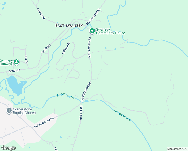 map of restaurants, bars, coffee shops, grocery stores, and more near 94 Old Richmond Road in Swanzey
