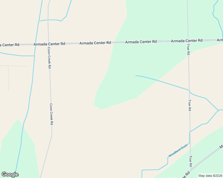 map of restaurants, bars, coffee shops, grocery stores, and more near 21280 Armada Center Road in Armada
