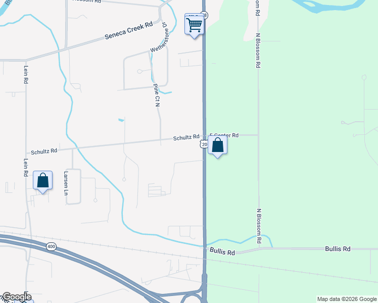 map of restaurants, bars, coffee shops, grocery stores, and more near 2850 Transit Road in West Seneca