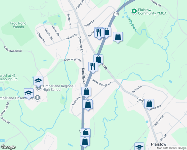 map of restaurants, bars, coffee shops, grocery stores, and more near 133 Plaistow Road in Plaistow