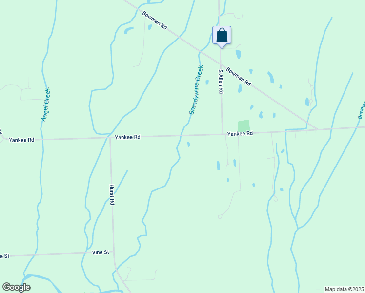 map of restaurants, bars, coffee shops, grocery stores, and more near 5100 Yankee Road in Saint Clair