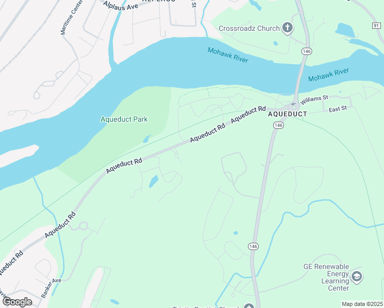 map of restaurants, bars, coffee shops, grocery stores, and more near 2786 Aqueduct Road in Schenectady County