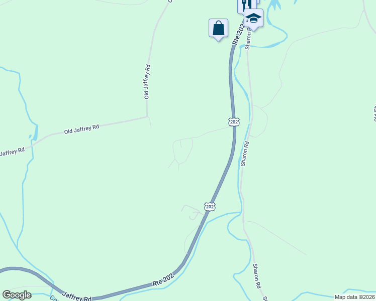 map of restaurants, bars, coffee shops, grocery stores, and more near 36 Long Hill Road in Peterborough
