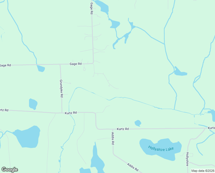 map of restaurants, bars, coffee shops, grocery stores, and more near 1490 Gage Road in Holly