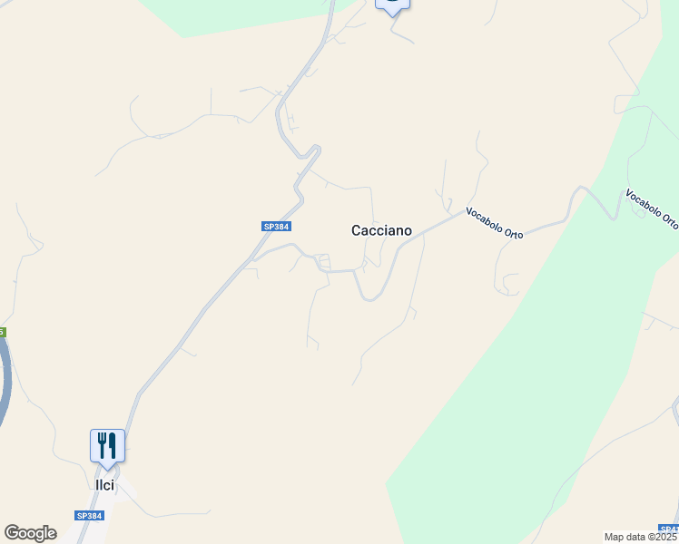 map of restaurants, bars, coffee shops, grocery stores, and more near 3 Località Cacciano in Provincia di Perugia