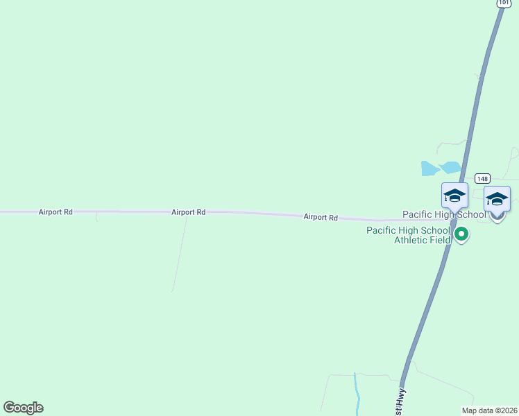 map of restaurants, bars, coffee shops, grocery stores, and more near 93167 Airport Road in Sixes