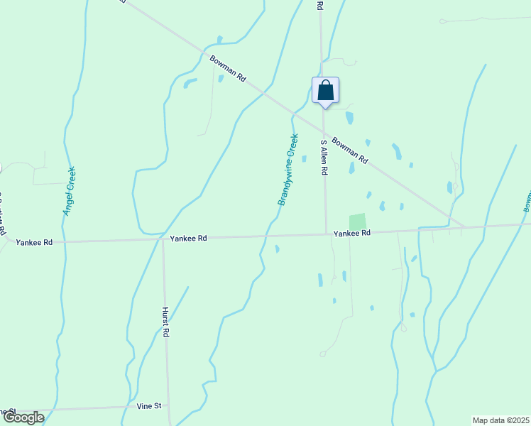 map of restaurants, bars, coffee shops, grocery stores, and more near 5100 Yankee Road in Saint Clair