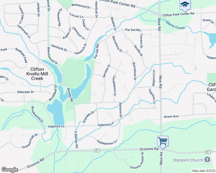 map of restaurants, bars, coffee shops, grocery stores, and more near 29 Casablanca Court in Saratoga County