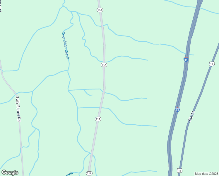 map of restaurants, bars, coffee shops, grocery stores, and more near 1560 New York 11A in Tully