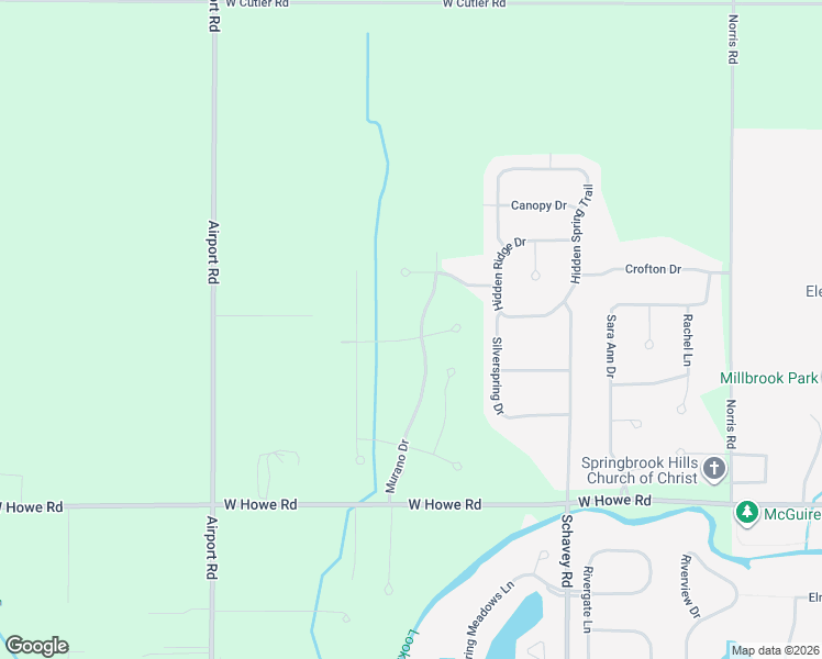 map of restaurants, bars, coffee shops, grocery stores, and more near 11640 Murano Drive in DeWitt