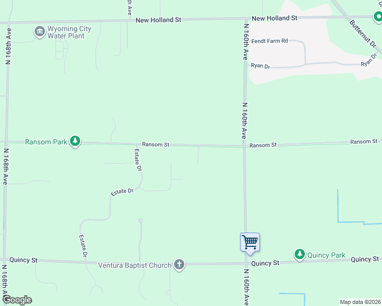 map of restaurants, bars, coffee shops, grocery stores, and more near 16184 Ransom Street in Holland