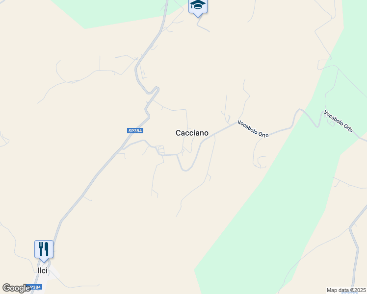 map of restaurants, bars, coffee shops, grocery stores, and more near 3/a Località Cacciano in Provincia di Perugia