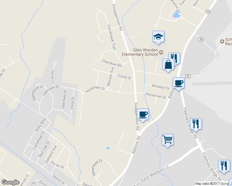 map of restaurants, bars, coffee shops, grocery stores, and more near 111 Horstman Drive in Schenectady